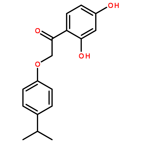 Ethanone, 1-(2,4-dihydroxyphenyl)-2-[4-(1-methylethyl)phenoxy]-