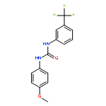 Urea, N-(4-methoxyphenyl)-N'-[3-(trifluoromethyl)phenyl]-