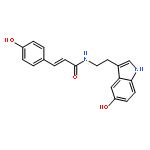 2-Propenamide,N-[2-(5-hydroxy-1H-indol-3-yl)ethyl]-3-(4-hydroxyphenyl)-, (2E)-