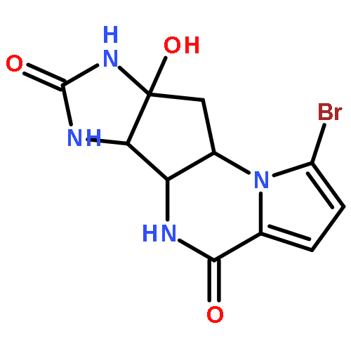 (5aS,5bS,8aS,9aR)-1-bromo-8a-hydroxy-5,5a,5b,6,8,8a,9,9a-octahydroimidazo[4',5':4,5]cyclopenta[1,2-e]pyrrolo[1,2-a]pyrazine-4,7-dione