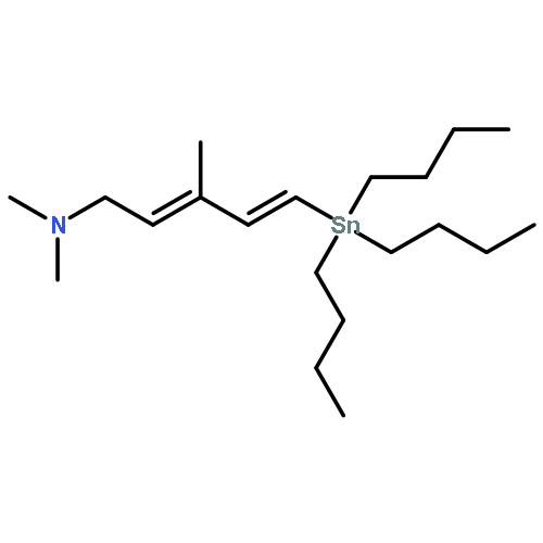 2,4-Pentadien-1-amine, N,N,3-trimethyl-5-(tributylstannyl)-, (2E,4E)-