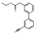 [1,1'-Biphenyl]-3-acetic acid, 3'-cyano-, ethyl ester