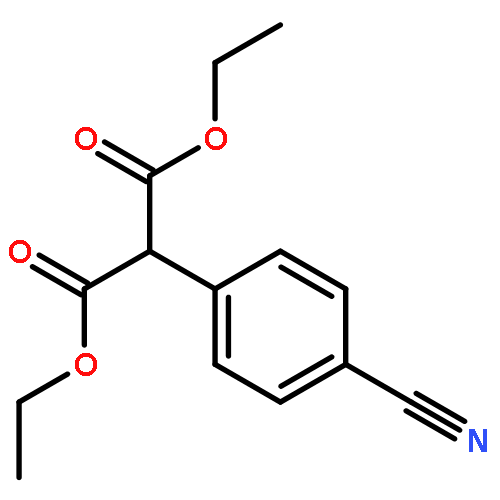 Propanedioic acid,2-(4-cyanophenyl)-, 1,3-diethyl ester