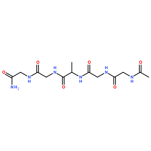 Glycinamide, N-acetylglycylglycyl-L-alanylglycyl-