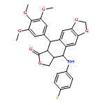 (5R,5aR,8aS,9S)-9-[(4-fluorophenyl)amino]-5-(3,4,5-trimethoxyphenyl)-5,8,8a,9-tetrahydrofuro[3',4':6,7]naphtho[2,3-d][1,3]dioxol-6(5aH)-one