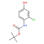 Carbamic acid, (2-chloro-4-hydroxyphenyl)-, 1,1-dimethylethyl ester