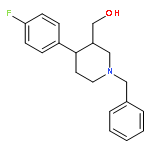 trans 1-Benzyl-4-(4-fluorophenyl)-3-piperidinemethanol