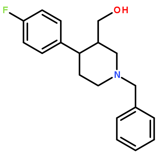 trans 1-Benzyl-4-(4-fluorophenyl)-3-piperidinemethanol