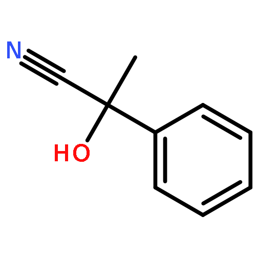 Benzeneacetonitrile, a-hydroxy-a-methyl-