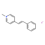 Pyridinium, 1-methyl-4-[(1E)-2-phenylethenyl]-, iodide