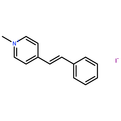 Pyridinium, 1-methyl-4-[(1E)-2-phenylethenyl]-, iodide