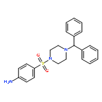 (4-{[4-(diphenylmethyl)-1-piperazinyl]sulfonyl}phenyl)amine