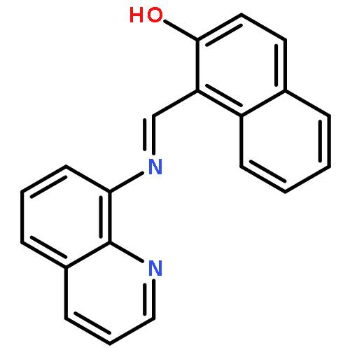 2-Naphthalenol, 1-[(8-quinolinylimino)methyl]-