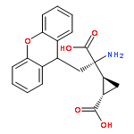 9H-Xanthene-9-propanoicacid, a-amino-a-[(1S,2S)-2-carboxycyclopropyl]-,(aS)-