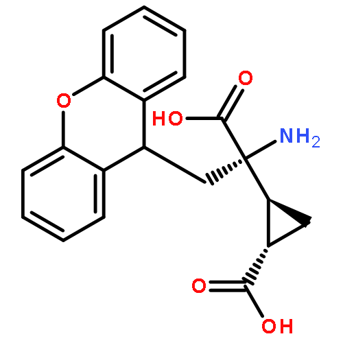 9H-Xanthene-9-propanoicacid, a-amino-a-[(1S,2S)-2-carboxycyclopropyl]-,(aS)-