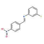 Benzenamine, 3-fluoro-N-[(4-nitrophenyl)methylene]-