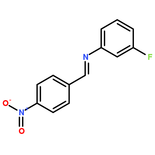 Benzenamine, 3-fluoro-N-[(4-nitrophenyl)methylene]-