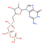 Guanosine 5'-(tetrahydrogen triphosphate), 2'-deoxy-2'-fluoro-