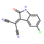 Propanedinitrile, (5-chloro-1,2-dihydro-2-oxo-3H-indol-3-ylidene)-