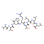 L-Leucine,L-valyl-L-threonyl-L-alanyl-L-prolyl-L-arginyl-L-threonyl-L-leucyl-L-leucyl-