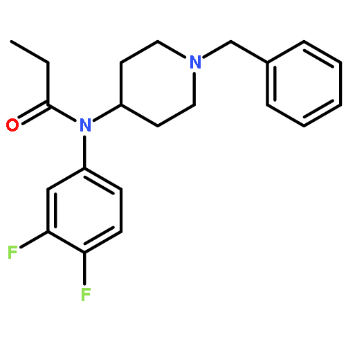 Propanamide, N-(3,4-difluorophenyl)-N-[1-(phenylmethyl)-4-piperidinyl]-