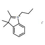 3H-Indolium,2,3,3-trimethyl-1-propyl-, iodide (1:1)