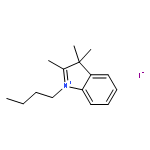 3H-Indolium, 1-butyl-2,3,3-trimethyl-, iodide