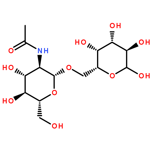 β-GlcpNAc-(1->6)-Gal