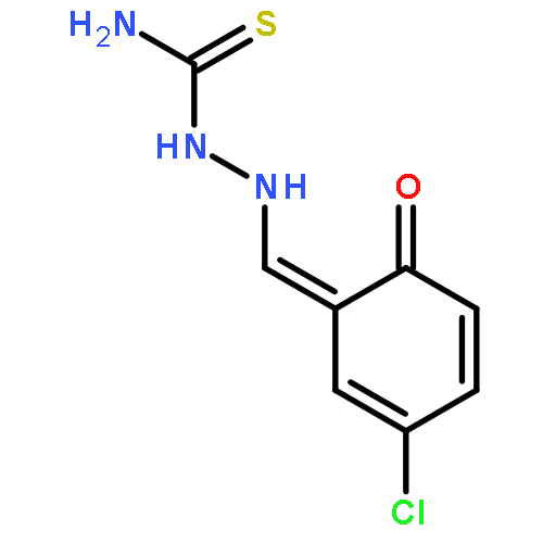 2-[(E)-(3-chloro-6-oxocyclohexa-2,4-dien-1-ylidene)methyl]hydrazinecarbothioamide