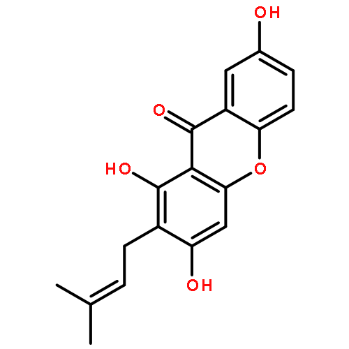 1,3,7-Trihydroxy-2-(3-methylbut-2-en-1-yl)-9H-xanthen-9-one