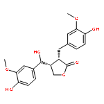 2(3H)-Furanone,dihydro-4-[(S)-hydroxy(4-hydroxy-3-methoxyphenyl)methyl]-3-[(4-hydroxy-3-methoxyphenyl)methyl]-,(3R,4R)-