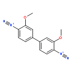 3,3'-dimethoxy[1,1'-biphenyl]-4,4'-bis(diazonium)