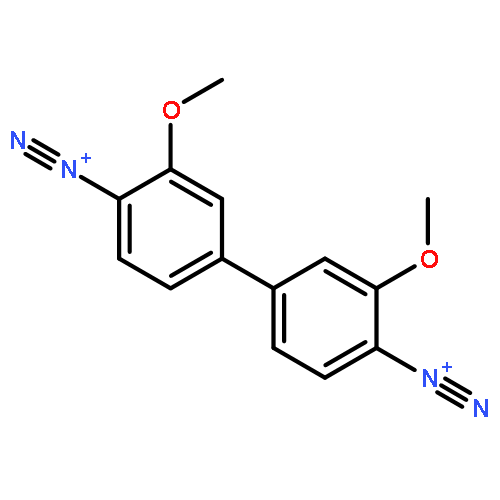 3,3'-dimethoxy[1,1'-biphenyl]-4,4'-bis(diazonium)