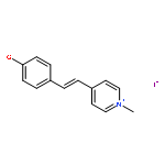 4-[(E)-2-(4-hydroxyphenyl)ethenyl]-1-methylpyridinium iodide