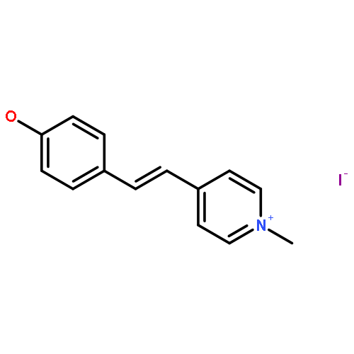 4-[(E)-2-(4-hydroxyphenyl)ethenyl]-1-methylpyridinium iodide