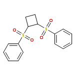 BENZENE, 1,1'-[1,2-CYCLOBUTANEDIYLBIS(SULFONYL)]BIS-