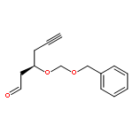 (R)-3-((benzyloxy)methoxy)hex-5-ynal