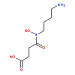 Butanoic acid, 4-[(4-aminobutyl)hydroxyamino]-4-oxo-