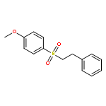 Benzene, 1-methoxy-4-[(2-phenylethyl)sulfonyl]-