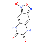 [1,2,5]Oxadiazolo[3,4-g]quinoxaline-6,7(5H,8H)-dione, 1-oxide