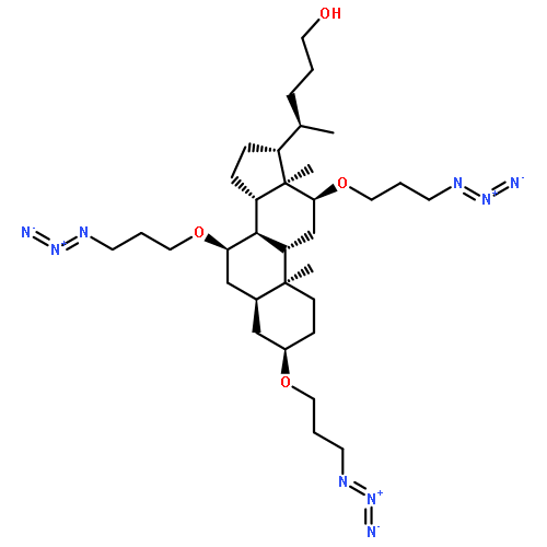 Cholan-24-ol, 3,7,12-tris(3-azidopropoxy)-, (3a,5b,7a,12a)-