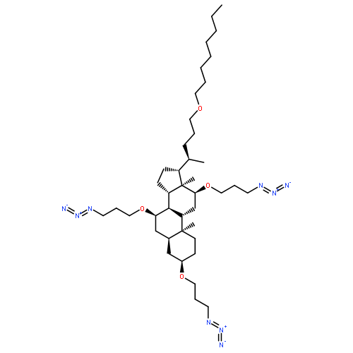 Cholane, 3,7,12-tris(3-azidopropoxy)-24-(octyloxy)-, (3a,5b,7a,12a)-