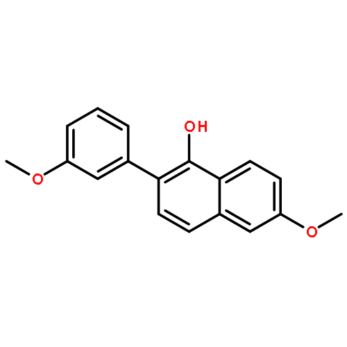 1-Naphthalenol, 6-methoxy-2-(3-methoxyphenyl)-