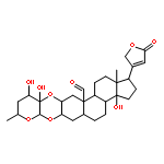 (1R,3aS,3bR,5aS,6aR,7aS,9R,11R,11aS,12aR,13aR,13bS,15aR)-3a,11,11a-trihydroxy-9,15a-dimethyl-1-(5-oxo-2,5-dihydrofuran-3-yl)icosahydro-7aH,13aH-cyclopenta[7,8]phenanthro[2,3-b]pyrano[3,2-e][1,4]dioxine-13a-carbaldehyde