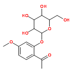 2-Acetyl-5-methoxyphenyl β-D-Glucopyranoside