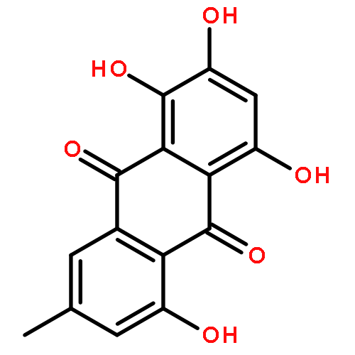 9,10-Anthracenedione,1,2,4,5-tetrahydroxy-7-methyl-