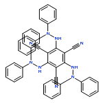 1,3,5-Benzenetricarbonitrile, 2,4,6-tris(2,2-diphenylhydrazino)-