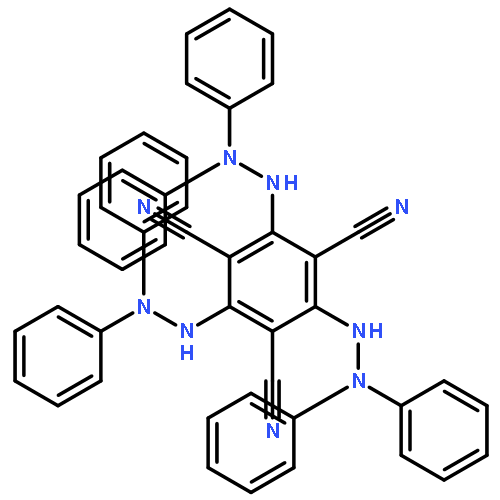 1,3,5-Benzenetricarbonitrile, 2,4,6-tris(2,2-diphenylhydrazino)-