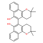 2,2,2',2'-tetramethyl-3,4,3',4'-tetrahydro-2H,2'H-[5,5']bi[benzo[h]chromenyl]-6,6'-diol