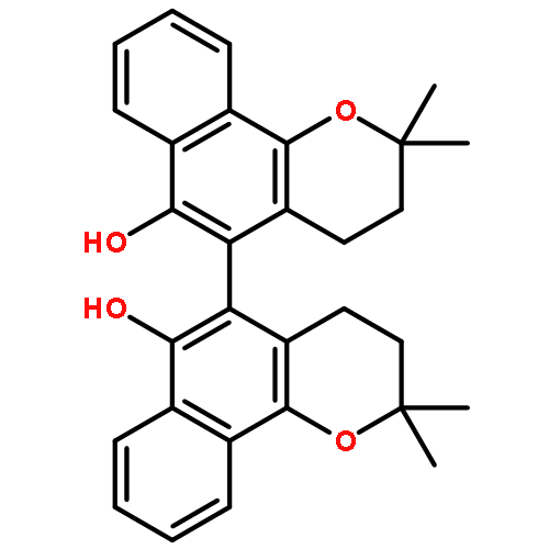 2,2,2',2'-tetramethyl-3,4,3',4'-tetrahydro-2H,2'H-[5,5']bi[benzo[h]chromenyl]-6,6'-diol